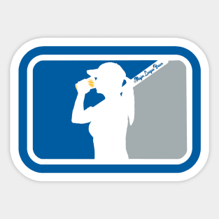 LA Dodgers Major League Brews Women Sticker